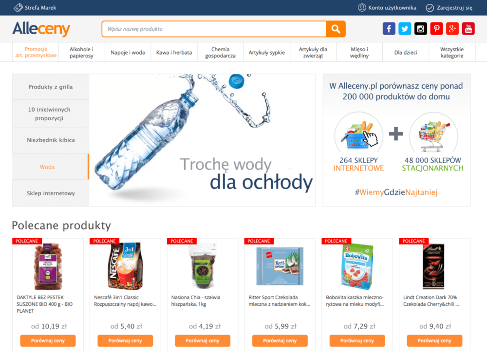 Portfolio Header Alleceny.pl